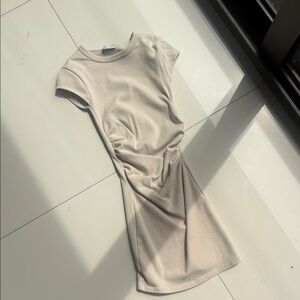 Zara Elegant Beige Dress